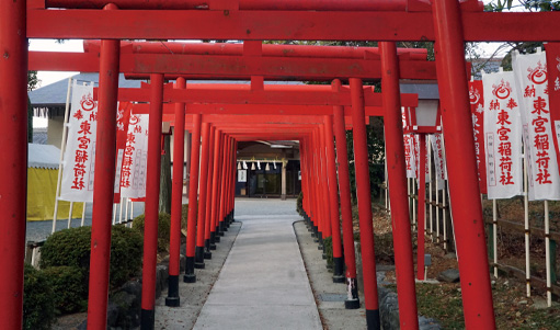 成海神社内の東照稲荷社